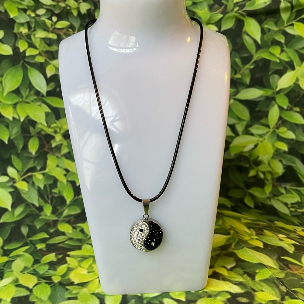 Yin and Yang Pendant Necklace